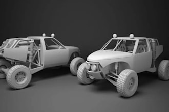 create custom game ready spaceship model for unreal engine and unity