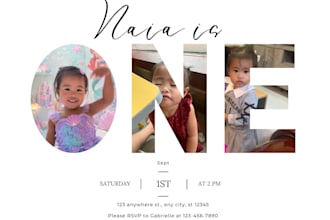 design aesthetic baptism invitation, birthday and baby shower invite