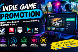 promote your indie game,steam game to reach more active gamers