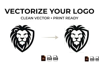 vectorize your logo and image to vector with clean tracing