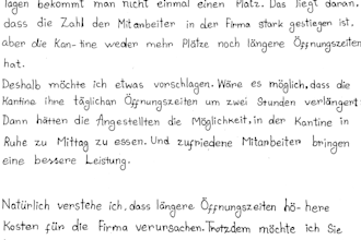 manually type and format your german handwritten documents