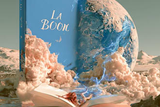design high quality romance book or ebook cover art