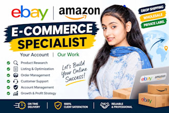 do ebay drop shipping and product hunting, listing as expert