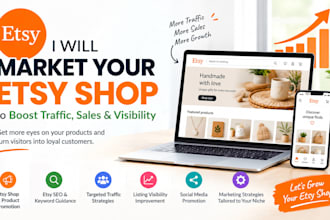 promote your etsy shop to boost traffic sales and visibility