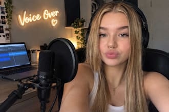 record cute flirty HQ nsfw female voiceover asmr erotic voice acting sfw audio