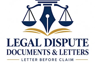 draft a professional letter before claim for your legal disputes