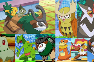 draw pokemon art fakemon with official anime style
