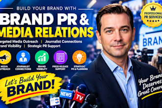 press release podcast radio station outreach media PR publicity campaign
