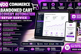 woocommerce abandoned cart recovery automation setup service lost sale capture