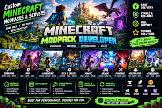create, fix optimize minecraft modpacks, minecraft skin spawn, modpack developer