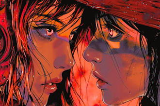 illustrate custom comic books and character art