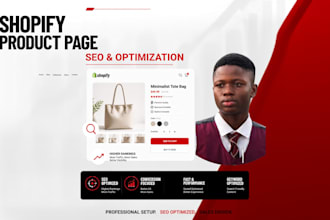 setup audit and optimize your shopify product page for SEO and google rankings