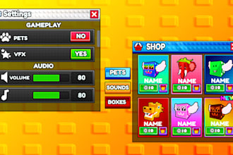 design great roblox UI , gui for your roblox