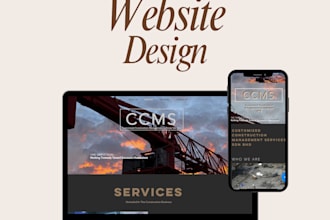 design and build a professional website