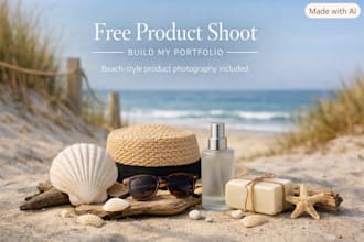 take free photos of your product at the beach