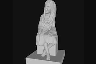 create 3d character figure, action figure, custom toy and collectible