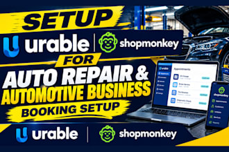 setup urable shopmonkey for auto repair and automotive business booking setup