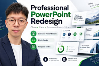 redesign and improve your business powerpoint presentation