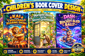 illustrate children story book illustration and 3d children story book