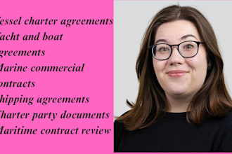 maritime lawyer for vessel contracts,marine disputes,admiralty documents,visa,us