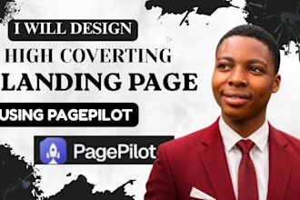 design a high converting landing page using pagepilot