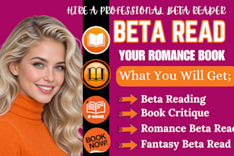 romance beta reader,horror beta reader, beta reader fantasy,thriller beta reader