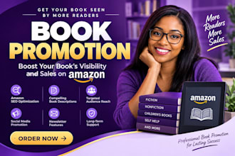 promote your amazon kdp books ebook promotion ads marketing and management