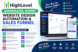 be gohighlevel expert go high level website automation gohighlevel sales funnel