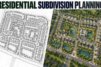 design residential subdivision planning layouts housing development plans