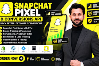set up snapchat pixel and conversions API with GTM server side tracking