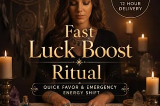 cast good luck spell, abundant and blessing spell with quick positive energy