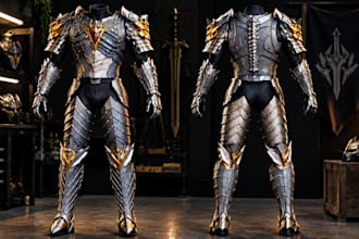 create wearable 3d cosplay armor, anime helmets, masks, eva and pepakura models