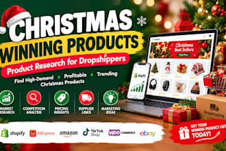 christmas winning product research for dropshippers