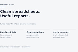 clean and format your excel data and remove duplicates