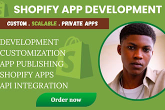 develop custom shopify apps and API integration