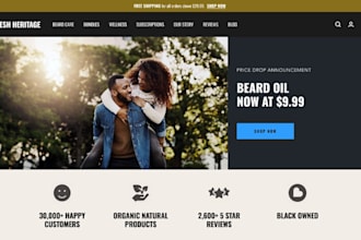 build, design and customize a professional shopify store