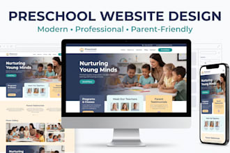 build a modern preschool and early learning center website