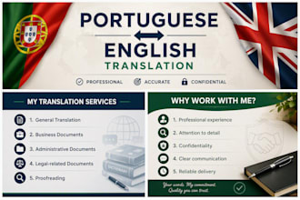 translate portuguese to english and english to portuguese
