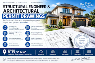 do structural engineer letter, drawings, and engineering stamp for permit