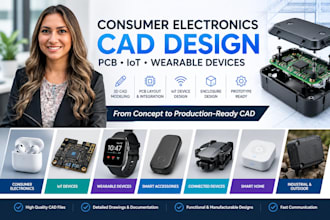do consumer electronic cad design pcb iot device enclosure wearable device cad
