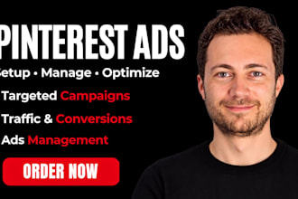 setup, manage and optimize pintereat ads campaigns for traffic and leads