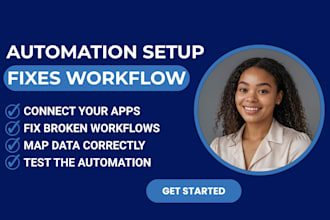 fix or build zapier make or pabbly connect workflows