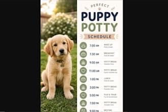 create a personalized dog training schedule and daily puppy routine