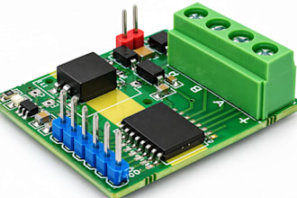 design an stm32 industrial automation controller pcb with rs485 modbus and sens