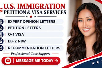 write strong recommendation expert opinions for eb1a eb2niw o1 visa