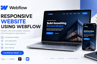 build a responsive website using webflow