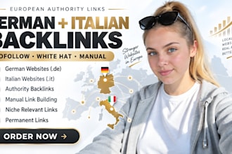 create quality backlinks from UK de fr nl and US