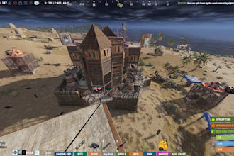 build rust for PC bases solo duo quad or clan