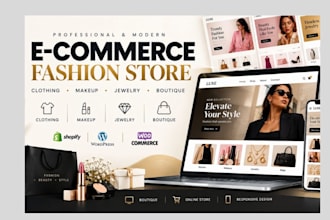 do ecommerce clothing makeup boutique jewelry fashion website online store