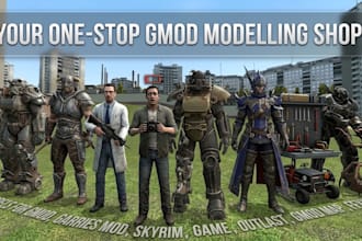 model gmod, garrys mod, fallout, skyrim, game, outlast, gmod map, ffxiv